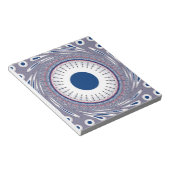 Chic Energetic Eye Design: een betoverend patroon Notitieblok (Schuin)