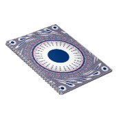 Chic Energetic Eye Design: een betoverend patroon Notitieboek (Rechterzijde)