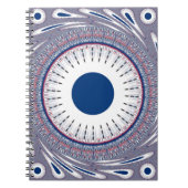 Chic Energetic Eye Design: een betoverend patroon Notitieboek (Voorkant)
