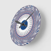 Chic Energetic Eye Design: een betoverend patroon Ronde Klok (Hoek)