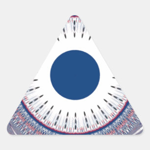 Chic Energetic Eye Design: een betoverend patroon Sticker