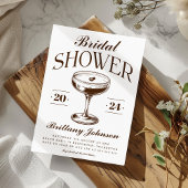 Chic Espresso Martini Vrijgezellenfeest Kaart