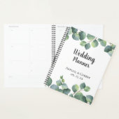 Chic Eucalyptus gebladerte gepersonaliseerde bruil Planner (Display)