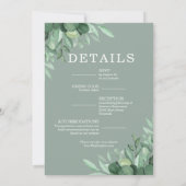 Chic Eucalyptus Greenery Wedding (Achterkant)