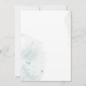 Chic Eucalyptus groen laat Schattigee groene bruil Kaart (Achterkant)