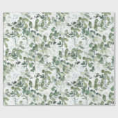 Chic Eucalyptus Pattern Cadeaupapier (Vlak)