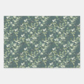 Chic Eucalyptus Pattern Inpakpapier Vel (Voorkant 2)