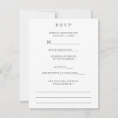 Chic Exquisite Love Quote Pink Floral Heart-Shape  RSVP Kaartje (Achterkant)