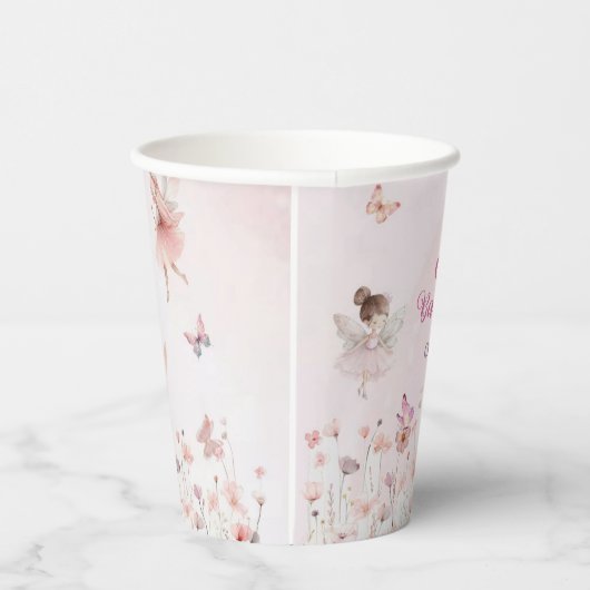 Chic Fairy Princess Garden Baby shower Cups Papieren Bekers (Rechts)