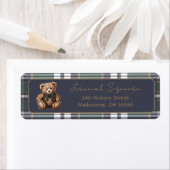 Chic Fancy Bear R.L. thema retouradreslabel Etiket (Insitu)