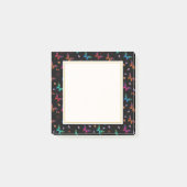 Chic Fancy Butterflies Patroon Post-it® Notes (Voorkant)
