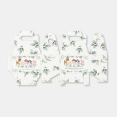 Chic Farm Animals Barnyard Greenery 1st Birthday Bedankdoosjes (Uitgevouwen)