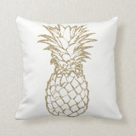Chic Faux Glitter Pineapple Sierkussen Cushion