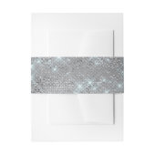 Chic Faux Glitter Sparkling Diamonds Vrijgezellenf Uitnodigingen Wikkel (Voorkant Voorbeeld)