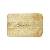 Chic Faux Gold Glitter Chevrons Badmat (Voorkant)