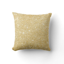 Chic Faux Gold Glitter Luxe Kussen