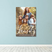 Chic Faux Golden Glitter Foliage Full Photo Canvas Afdruk (Insitu (Houten vloer))