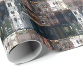 Chic Faux Mosaic Gray Terracotta Design set 2 Cadeaupapier (Rol Hoek)