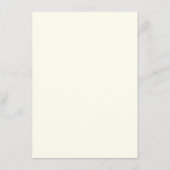 Chic Faux Silver Foil Wedding Menu Sjabloon - ivoo (Achterkant)