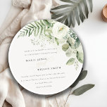 Chic Fern Eucalyptus Greenery Foliage Vow Renewal Kaart<br><div class="desc">Als u nog meer aanpassingen nodig hebt,  kunt u mij op yellowfebstudio@gmail.com vrij klikken.</div>