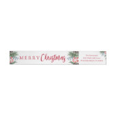 Chic Festief met Hulstbessen Prettig Kerstfeest (Individueel)