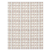 Chic Festive Joy Red Poinsettia Wreater Kerstmis Tafelkleed (Voorkant)