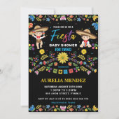 Chic Fiesta Mexican Twin Baby Boys Twins Shower  Kaart (Voorkant)