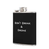 CHIC FLASK_FUNNY "DON T DRINK & DRONE" HEUPFLES (Links)
