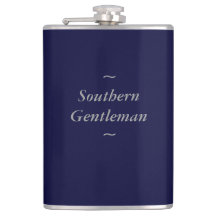 CHIC FLASK_"Southern Gentleman" GRAY OP NAVY