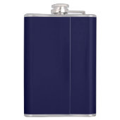 CHIC FLASK_"Southern Gentleman" GRAY OP NAVY Heupfles (Achterkant)