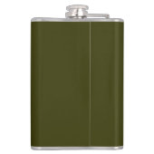 CHIC FLASK_"Southern Gentleman" GRAY OP OLIJF Heupfles (Achterkant)