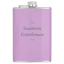 CHIC FLASK_"Southern Gentleman" GRAY OP ORCHID