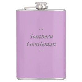 CHIC FLASK_"Southern Gentleman" GRAY OP ORCHID Heupfles