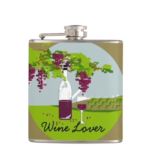 CHIC FLASK_WINE LOVER HEUPFLES (Voorkant)