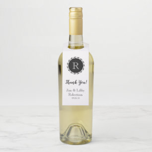 CHIC FLES HANGER_THANK U MONOGRAM EN NAAM FLESSENHANGER