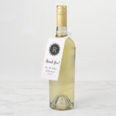 CHIC FLES HANGER_THANK U MONOGRAM EN NAAM FLESSENHANGER (Schuin)
