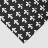 chic fleur de lis Patroonverslindende ambachten Tissuepapier (Detail)