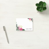 Chic Floral Border Monogram Post-it® Notes (Kantoor)