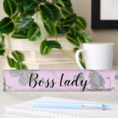 Chic Floral "Boss Lady" Naambordje