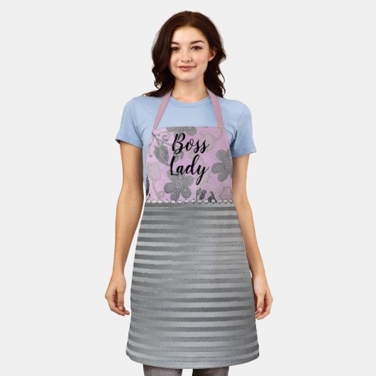 Chic Floral "Boss Lady" Schort (Gedragen)