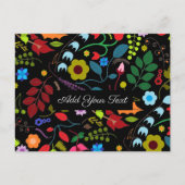 Chic Floral Briefkaart (Voorkant)