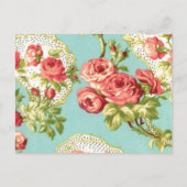   Chic Floral Briefkaart (Voorkant)