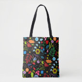 Chic Floral Canvas tas (Voorkant)