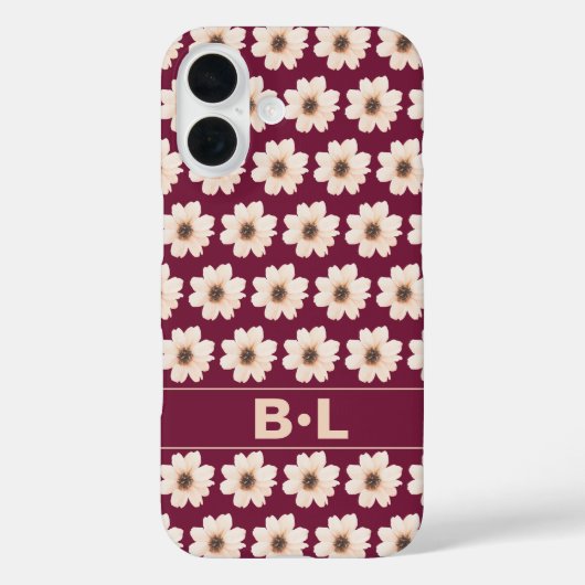 Chic Floral Case-Mate iPhone Case (Achterkant)