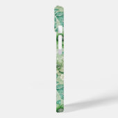 Chic Floral Damask Sage Green Case-Mate iPhone Case (Achterkant / Links)
