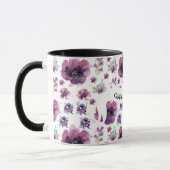 chic floral foliage purple blooming flowers mok (Links)