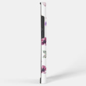 chic floral foliage purple blooming flowers samsung galaxy hoesje (Rechterkant)