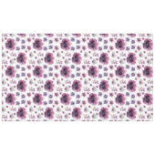 chic floral foliage purple blooming flowers tafelkleed (Voorkant (Horizontaal))