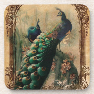 chic floral frans moderne vredesmacht drankjes onderzetter