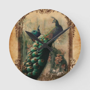 chic floral frans moderne  vredesmacht ronde klok